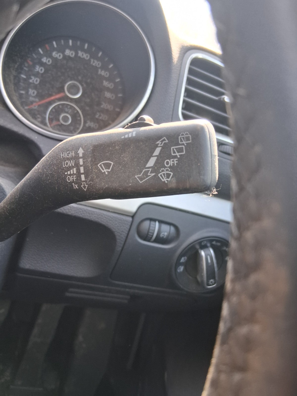 2012 VW VOLKSWAGEN GOLF MK6 WIPER INDICATOR STALK SWITCH SQUIB