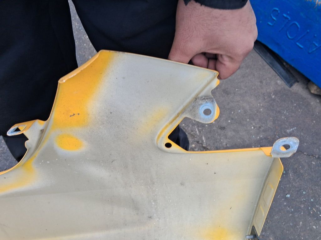 2019 MERCEDES SPRINTER W907 OSF DRIVER SIDE FRONT RIGHT WING PANEL ORANGE