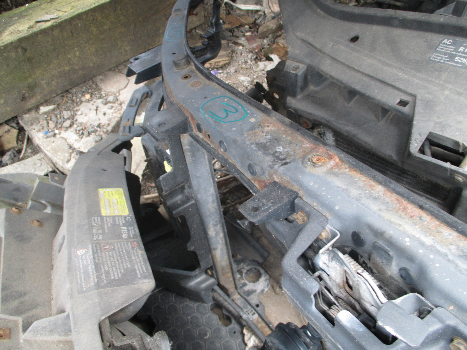 HYUNDAI I30 2010 FRONT COMPLETE SLAM PANEL  RP 3