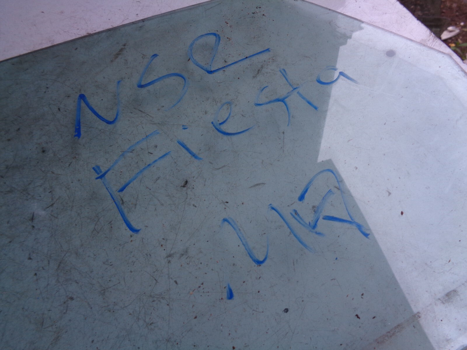 FORD FIESTA MK7 NSR PASSENGER SIDE REAR DOOR WINDOW GLASS