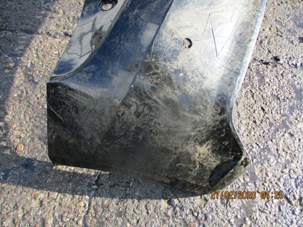 AUDI A1 8X 2018 REAR BACK PLASTIC BUMPER IN BLACK SCRATCHED