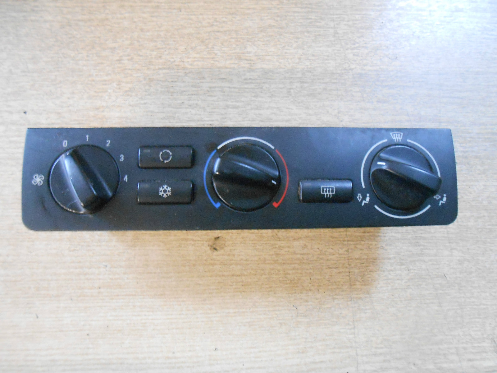 BMW 3 SERIES E46 2003 MANUAL HEATER CONTROL PANEL BLACKI 6931839