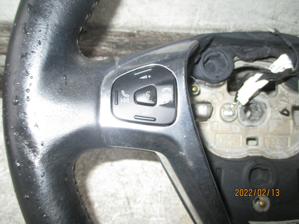 FORD ECOSPORT 2016 3 SPOKE MULTIFUNCTION LEATHER STEERING WHEEL CN113600FA3ZHE
