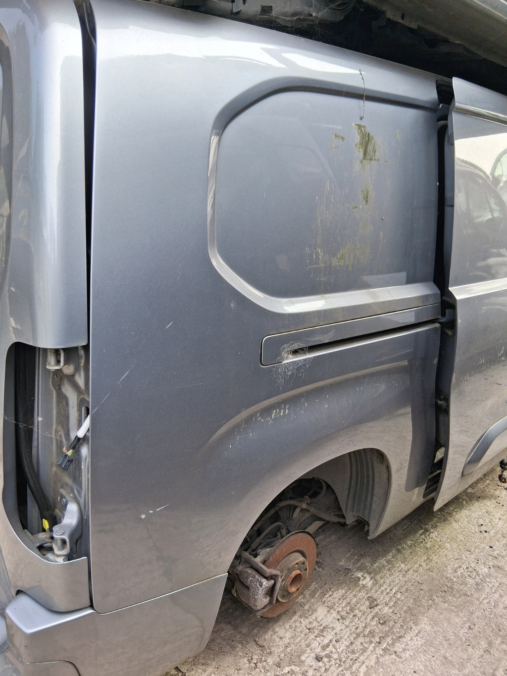 2019 VAUXHALL COMBO E MK4 OSR DRIVER SIDE REAR QUARTER PANEL CUT