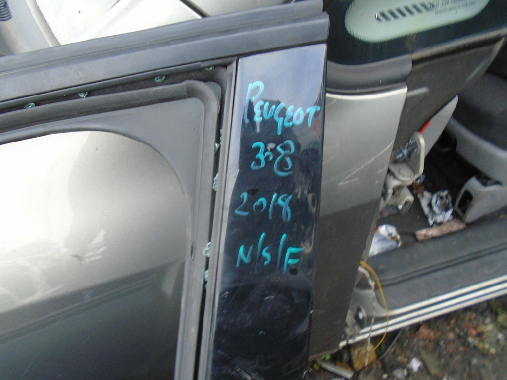 PEUGEOT 308 2018 MK2 T9 NSF FRONT PASSENGER SIDE COMPLETE DOOR