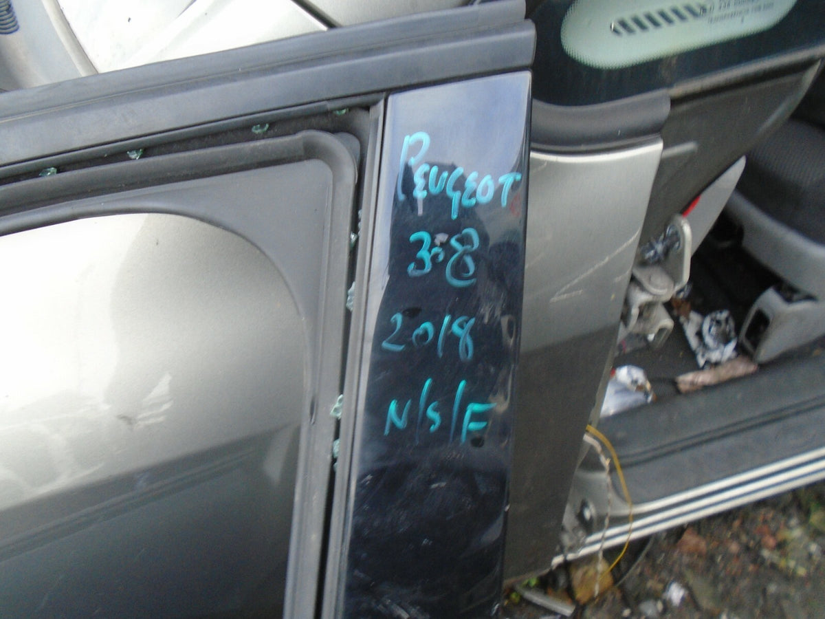 PEUGEOT 308 2018 MK2 T9 NSF FRONT PASSENGER SIDE COMPLETE DOOR
