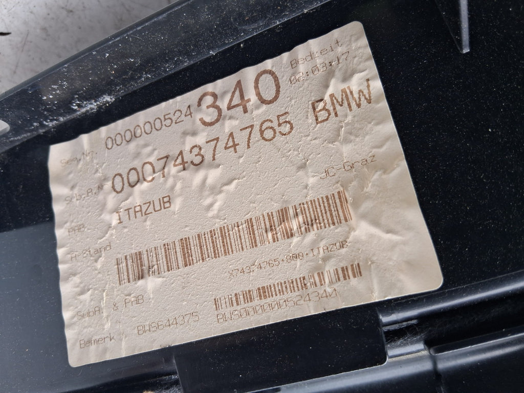 2004 BMW X3 E83 NS PASSENGER STORAGE COMPARTMENT GLOVEBOX