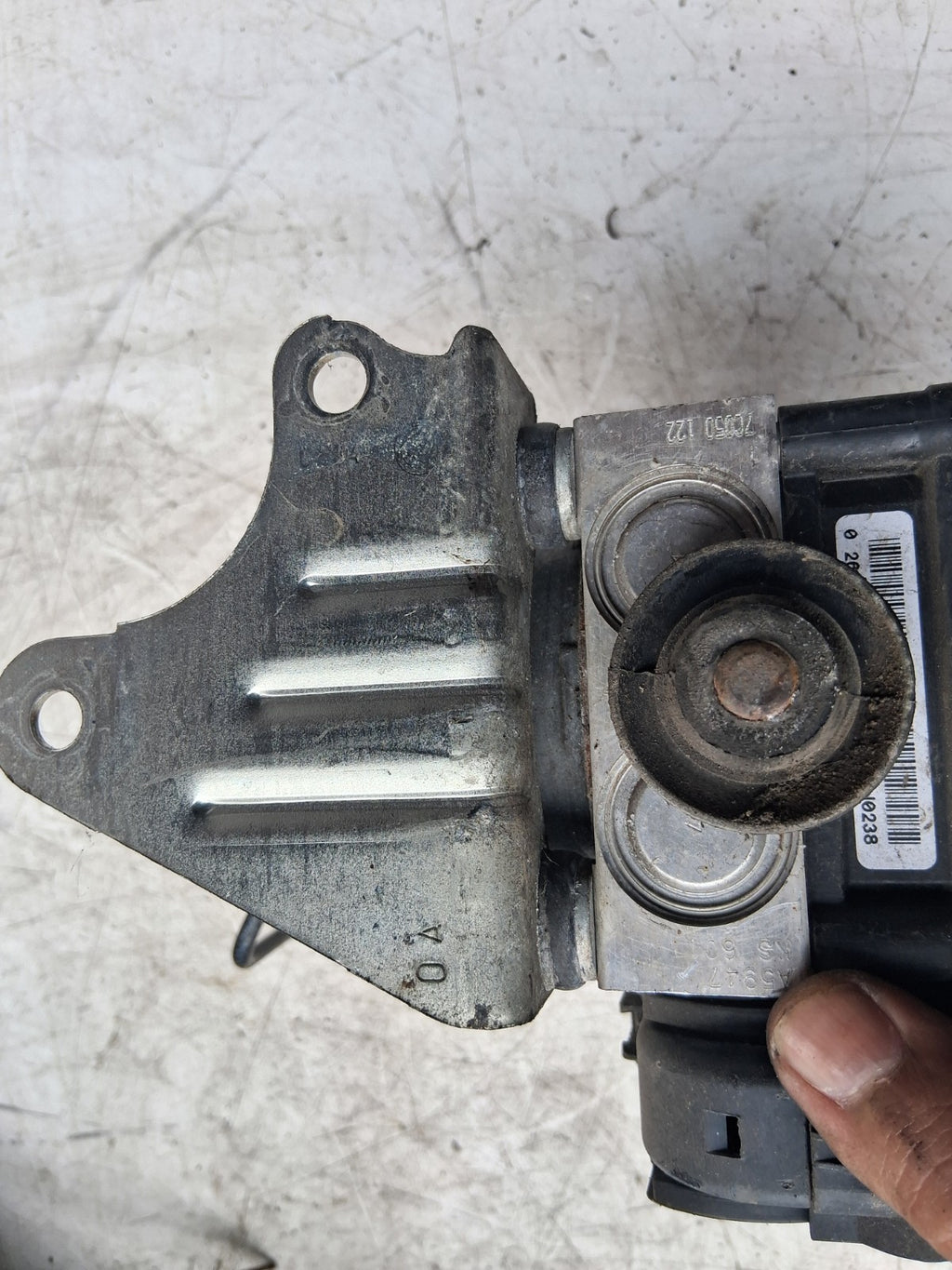 2010 FIAT 500 LOUNGE MK1 ABS PUMP CONTROL MODULE UNIT 0265801036