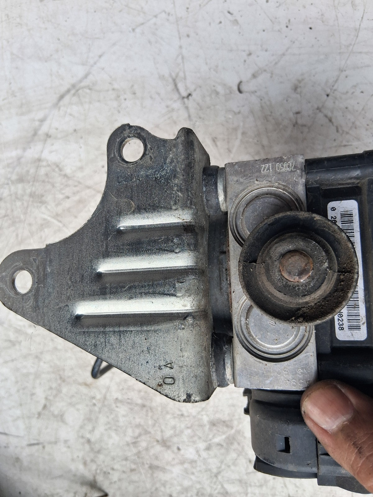2010 FIAT 500 LOUNGE MK1 ABS PUMP CONTROL MODULE UNIT 0265801036