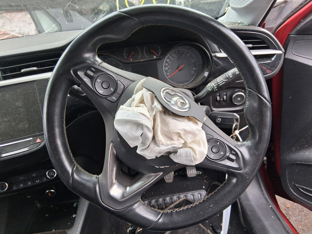 2020 VAUXHALL CORSA F MULTIFUNCTION LEATHER STEERING WHEEL