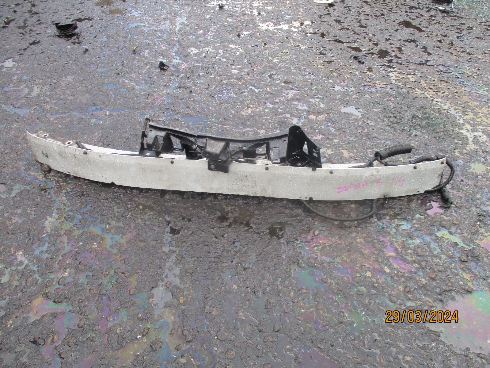 VAUXHALL ZAFIRA B 2014 FRONT BUMPER REINFORCEMENT CRASH BAR