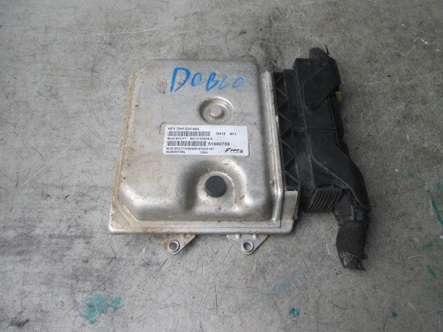 FIAT DOBLO 2013 ECU ENGINE CONTROL MODULE 51880759