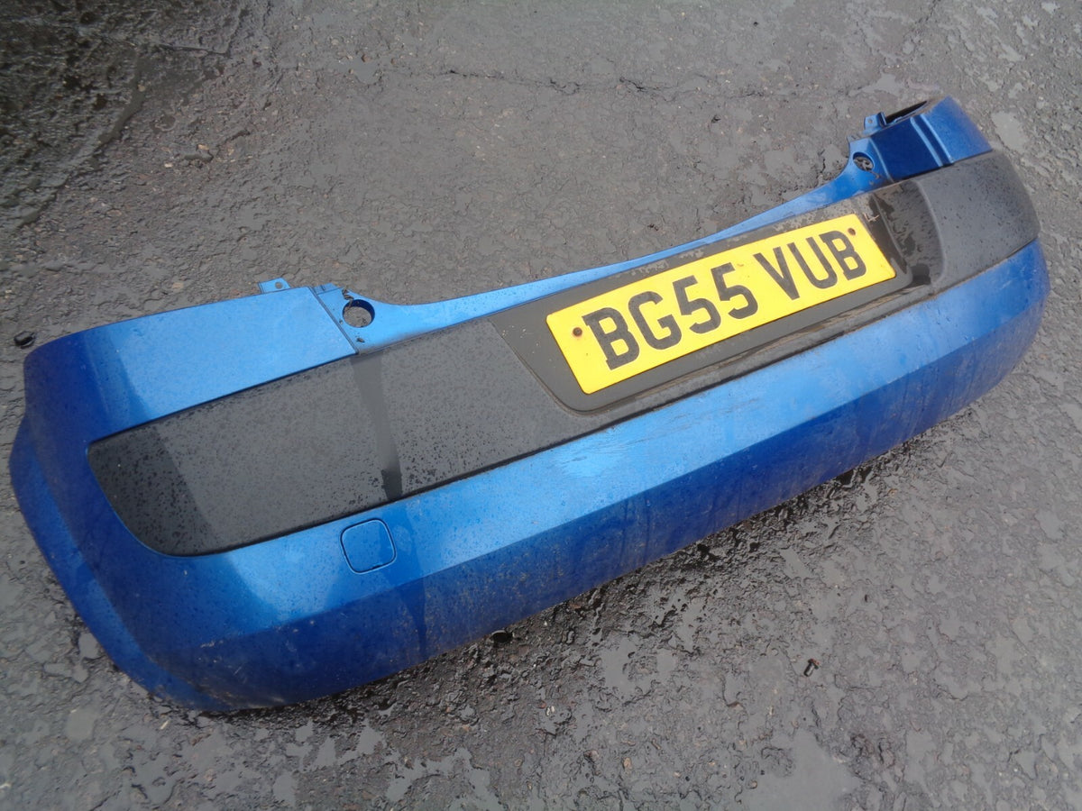 RENAULT MEGANE MK2 2005 REAR BUMPER BLUE