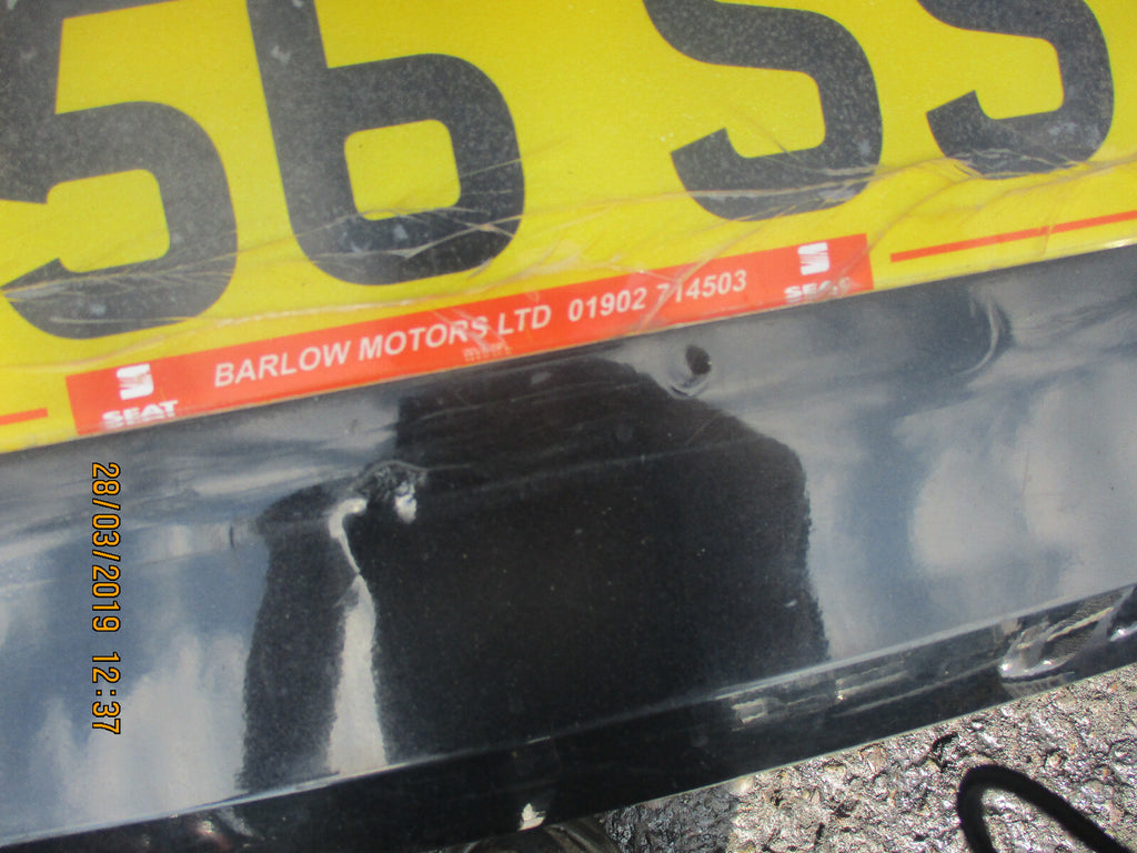 SEAT LEON 2006 1P1 REAR BUMPER BLACK
