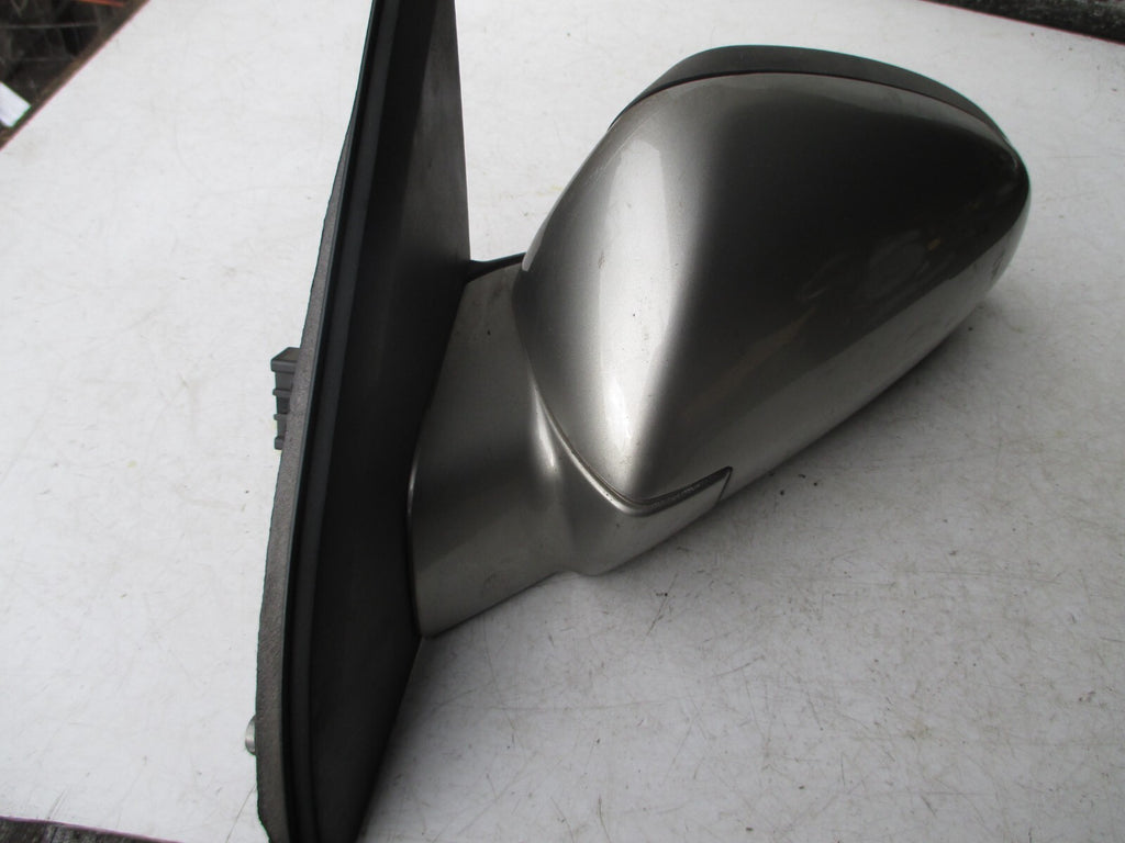 VAUXHALL VECTRA C 2003 NS PASSENGER SIDE ELECTRIC DOOR WING MIRROR GREY / SILVER