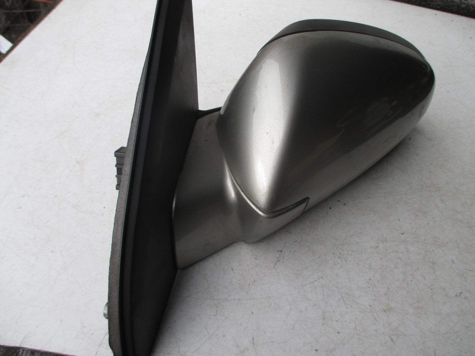VAUXHALL VECTRA C 2003 NS PASSENGER SIDE ELECTRIC DOOR WING MIRROR GREY / SILVER