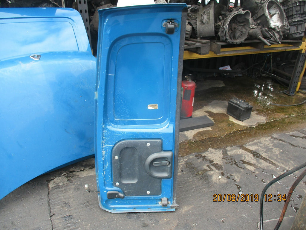 RENAULT KANGOO MK1 OSR DRIVER SIDE REAR DOOR BLUE REAR RIGHT