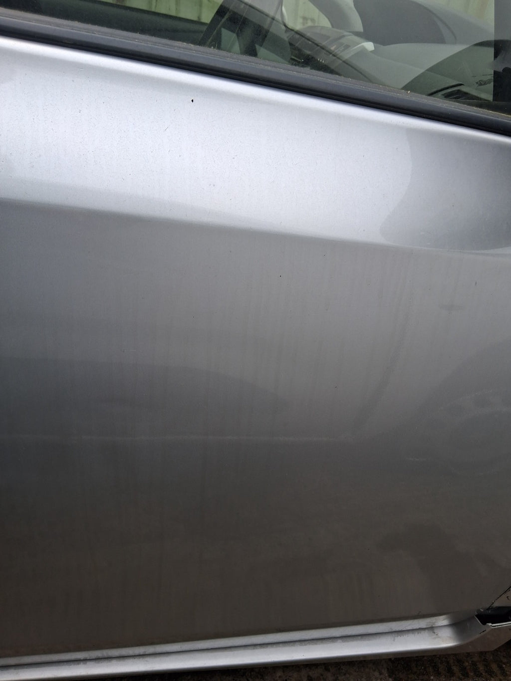 2018 TOYOTA PRIUS V PLUS XW40 OSF DRIVER SIDE FRONT RIGHT BARE DOOR SILVER
