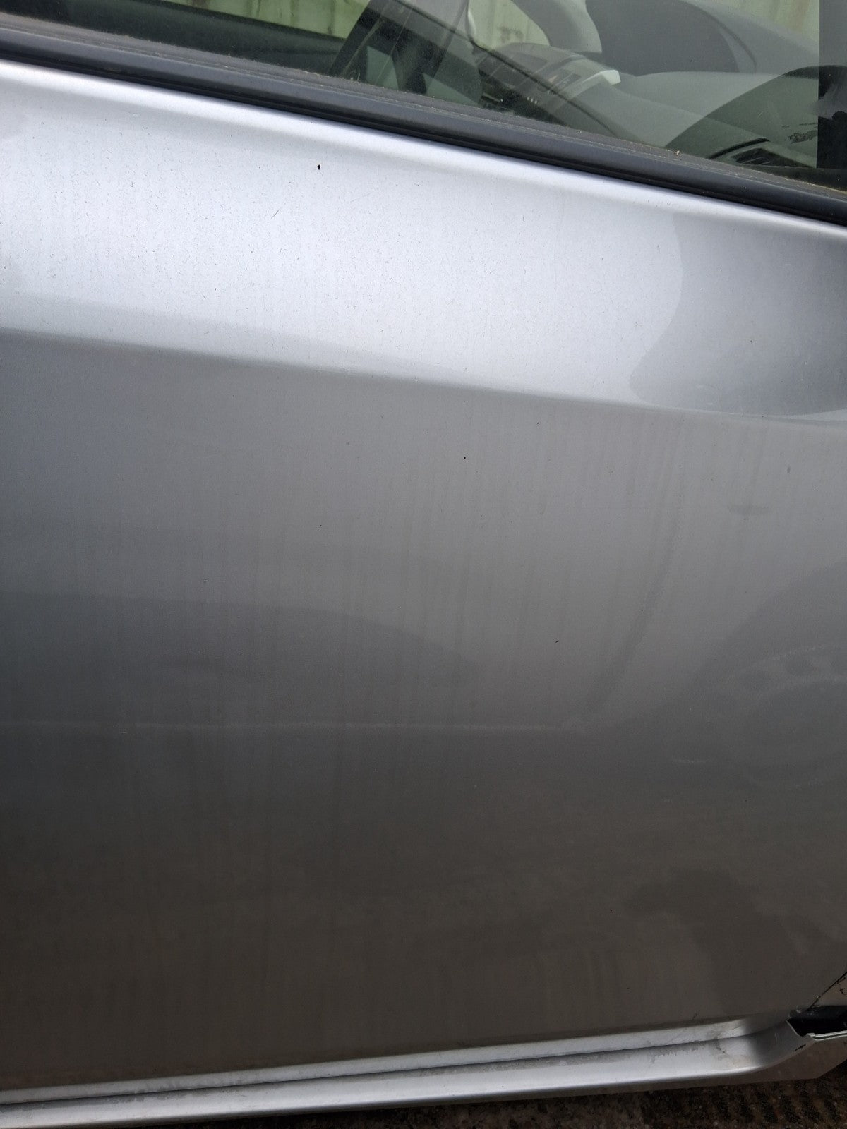 2018 TOYOTA PRIUS V PLUS XW40 OSF DRIVER SIDE FRONT RIGHT BARE DOOR SILVER