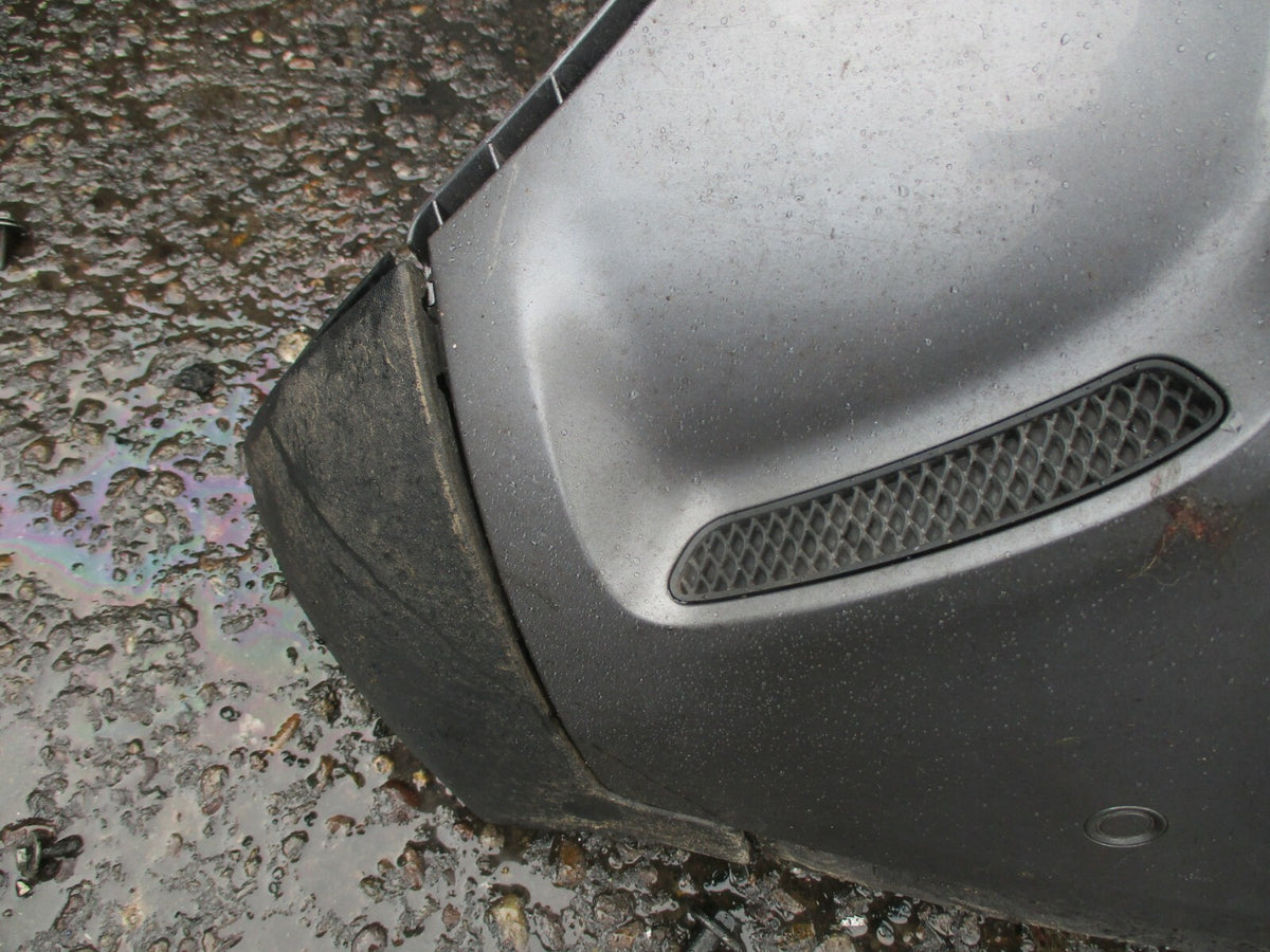 MERCEDES GLA 2014 REAR UPPER MAIN PLASTIC BUMPER & TRIM IN GREY SILVER SCRATCHED