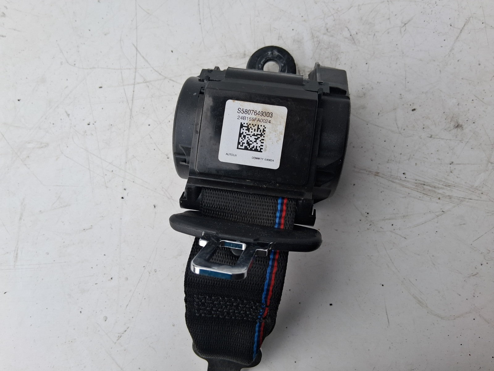 2024 BMW 2 SERIES F44 COUPE CENTER REAR MIDDLE SEAT BELT 644634300B