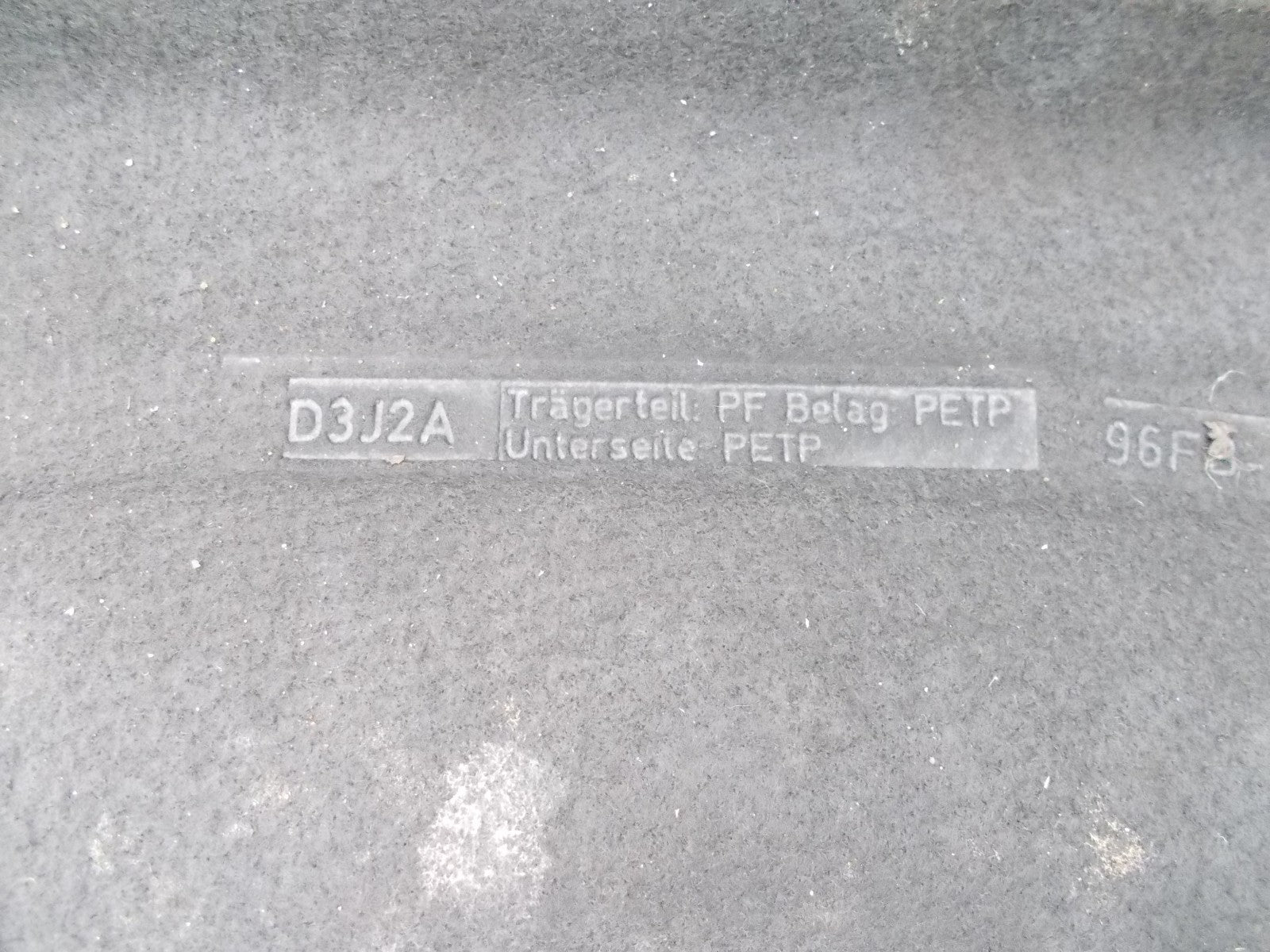 2002 FORD FIESTA MK4 BOOT LOAD COVER PARCEL SHELF 96FBB46506AKZU6N