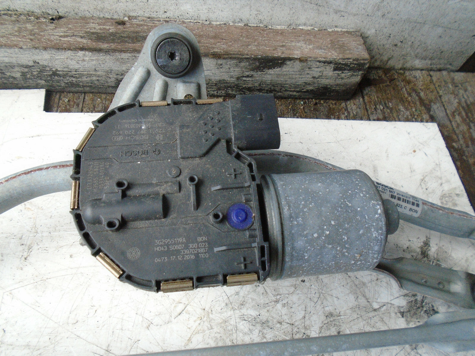 VW VOLKSWAGEN 2017 B8 PASSAT FRONT WINDSCREEN WIPER MOTOR LINKAGES 3G2955023C