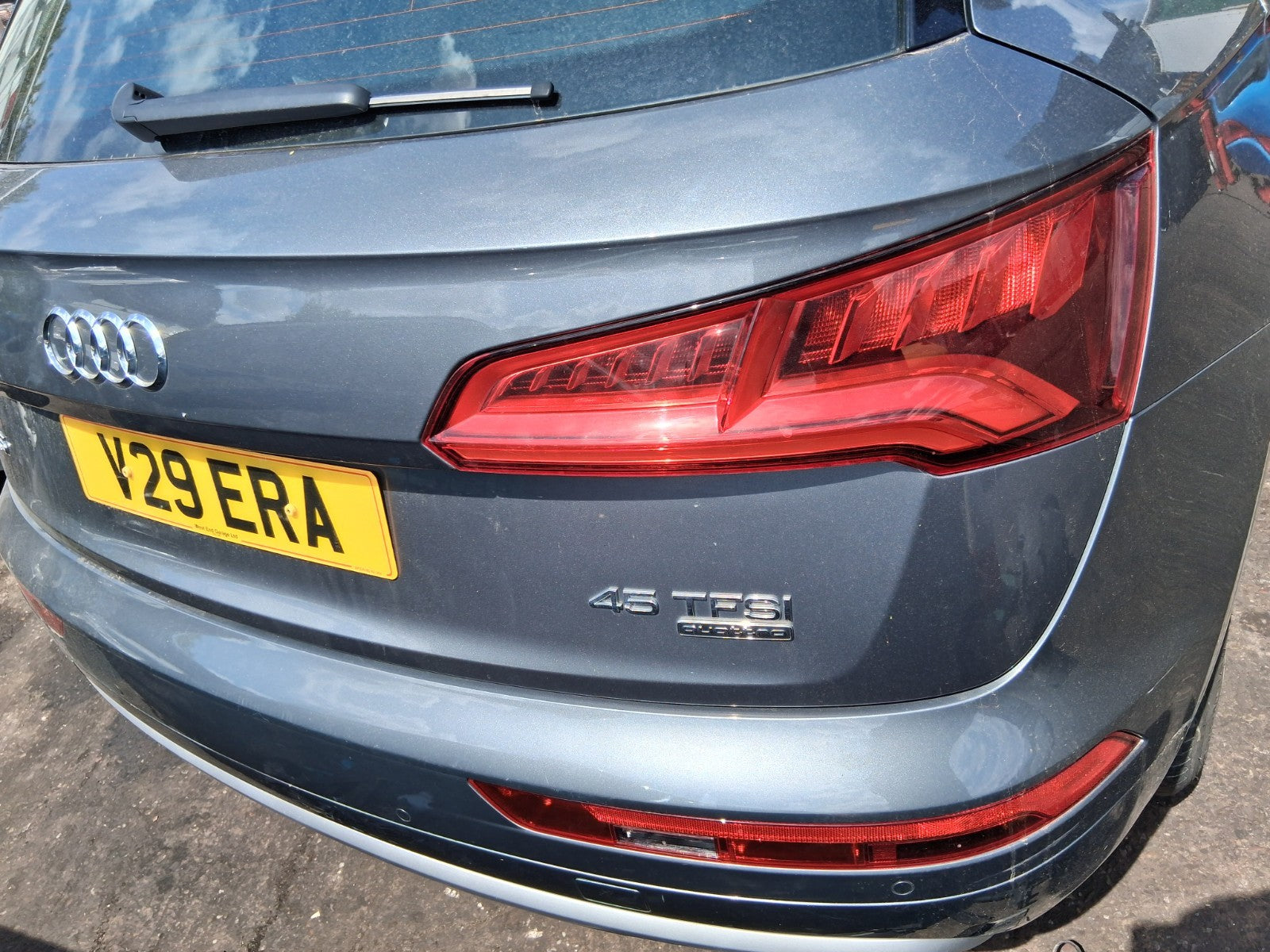 2019 AUDI Q5 ESTATE FY BARE TAILGATE BOOTLID MONSOON GREY METALLIC LX7R