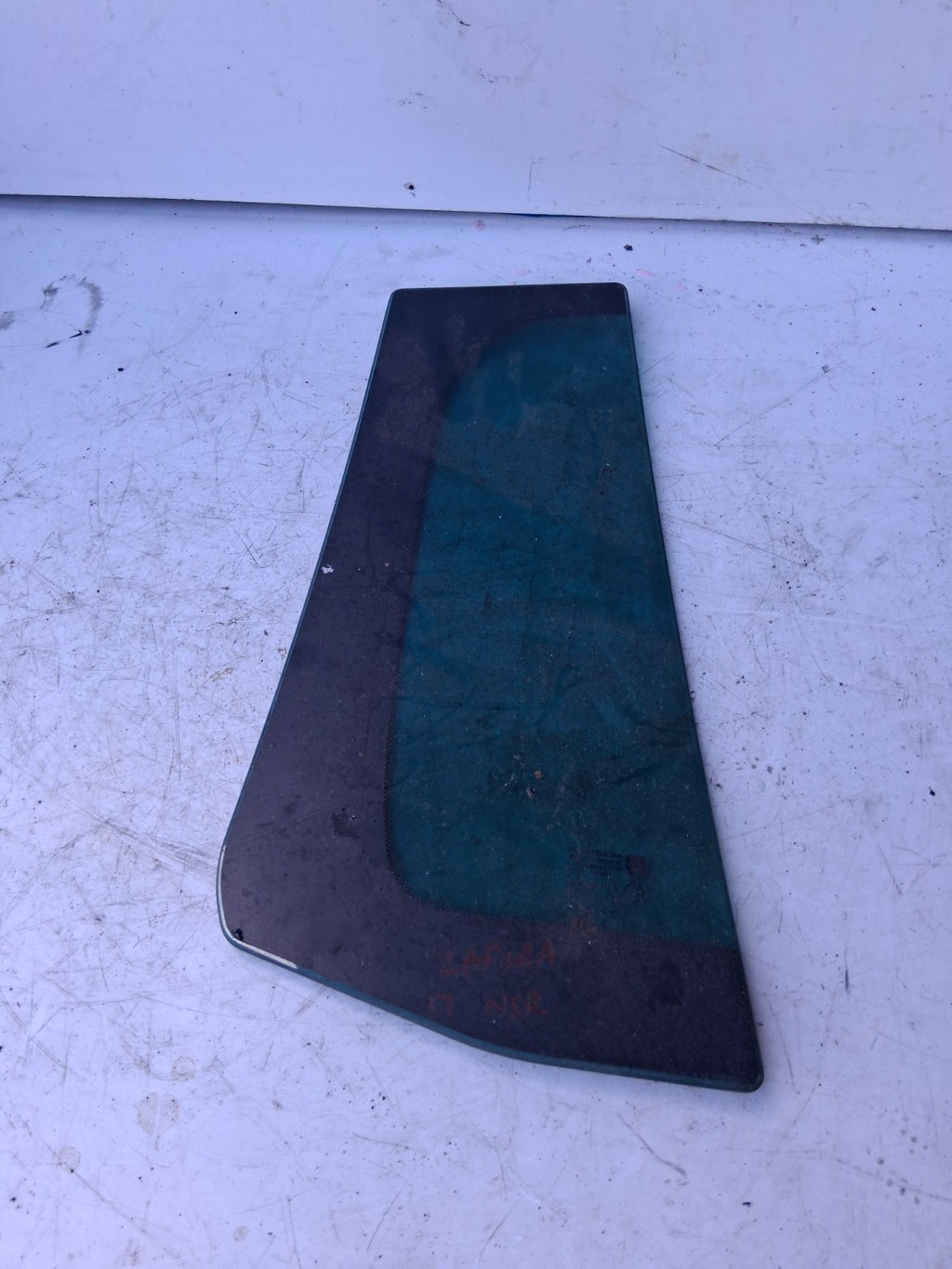 2017 VAUXHALL ZAFIRA C NSR NEAR SIDE REAR PASSENGER TEMPERED WINDOW 43R002092