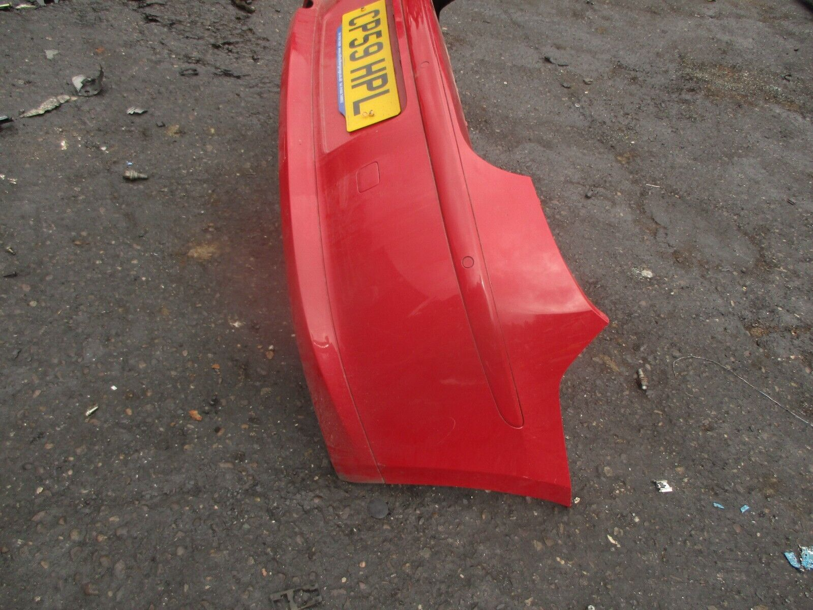2009 BMW 1 SERIES E82 118D HATCHBACK REAR COMPLETE BUMPER & PDC SENSOR RED A61