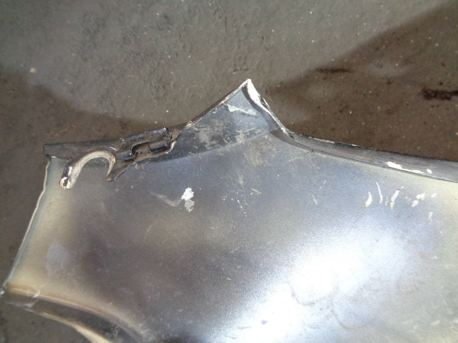 VW VOLKSWAGEN GOLF MK7 2015 PASSENGER SIDE FRONT WING PANEL BLACK SCRATCHED