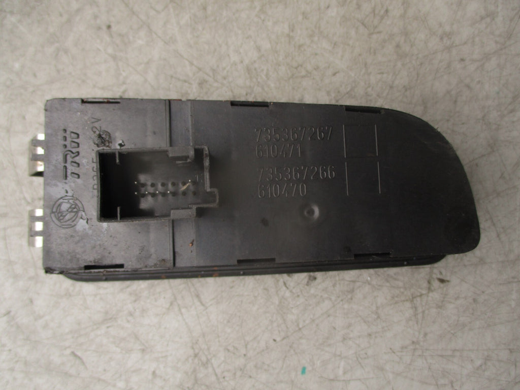 2007 FIAT PUNTO FRONT & REAR FOG LIGHT SWITCH 735367267