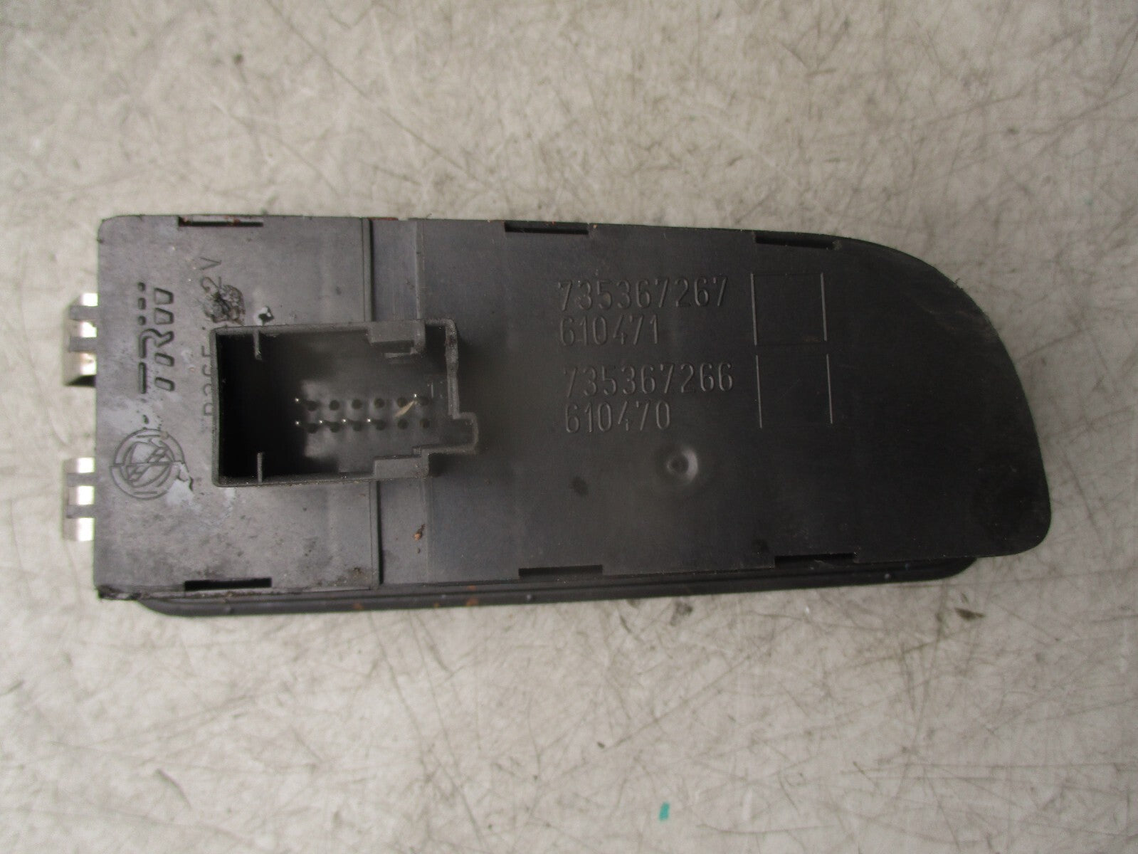 2007 FIAT PUNTO FRONT & REAR FOG LIGHT SWITCH 735367267
