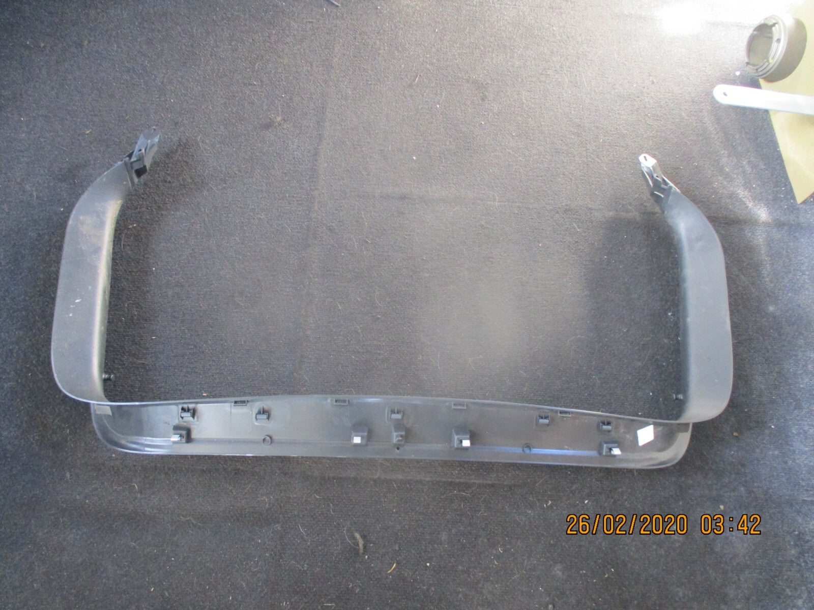 AUDI A1 8X 2018 REAR BOOT UPPER TAILGATE PLASTIC CARD TRIM PANEL 8X3867973A
