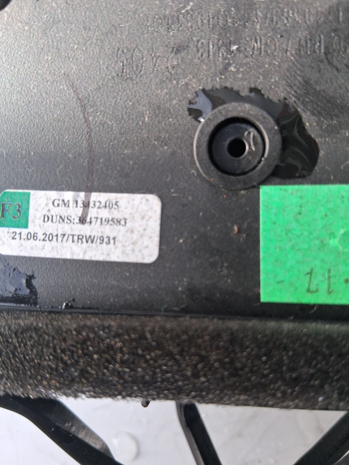 2017 VAUXHALL ZAFIRA C DASHBOARD AIR VENT DRIVER SIDE NEAR SIDE NSF 13432405