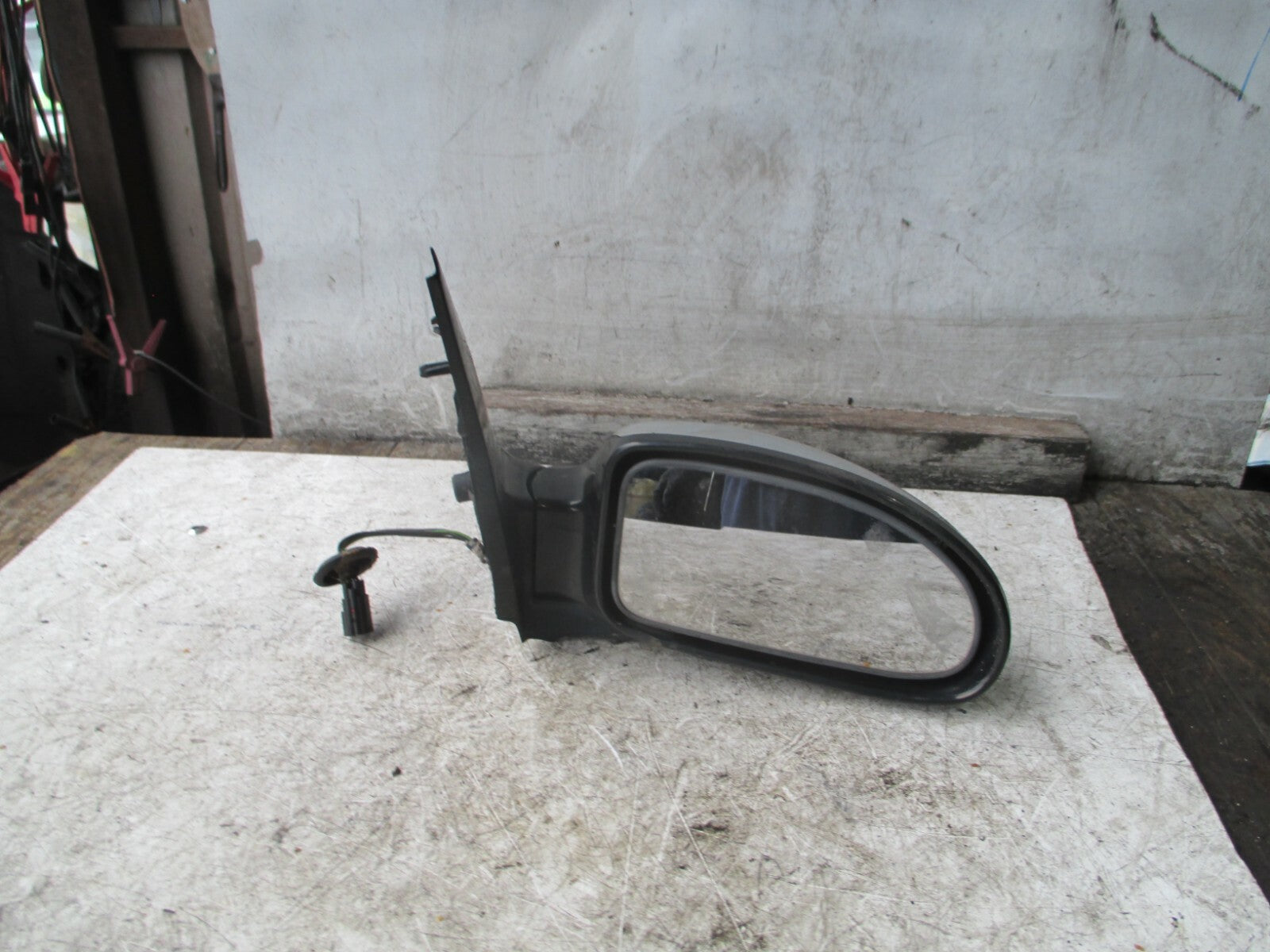 FORD MONDEO MK3 2004 OSF DRIVER FRONT ELECTRIC WING MIRROR SILVER