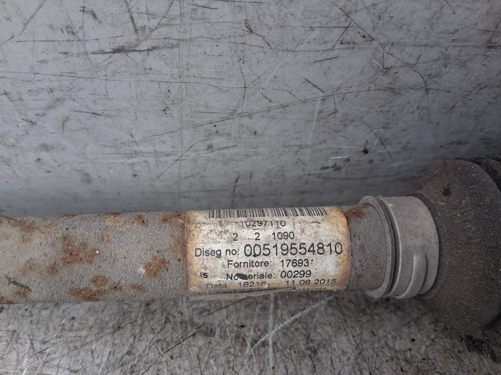 FIAT 500 MK1 2014 NSF PASSENGER SIDE FRONT LEFT DRIVESHAFT 00519554810
