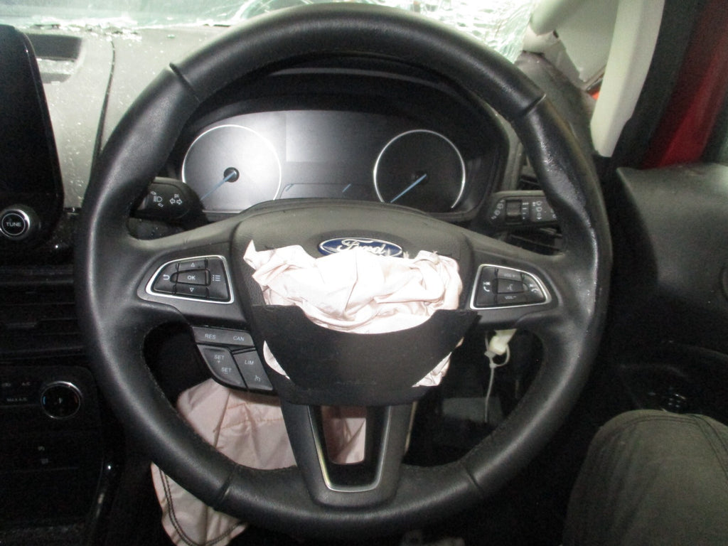 2021 FORD ECOSPORT 3 SPOKE MULTIFUNCTION LEATHER STEERING WHEEL
