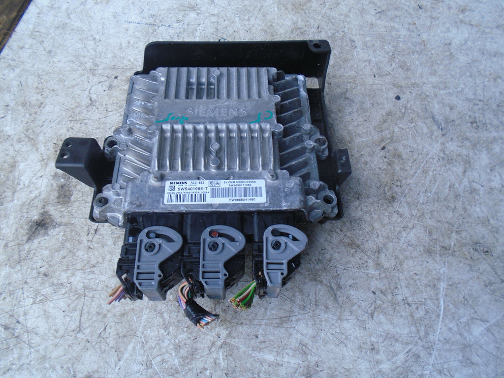 CITROEN C5 2005 2.0 DIESEL ECU ENGINE CONTROL MODULE UNIT 9655041480