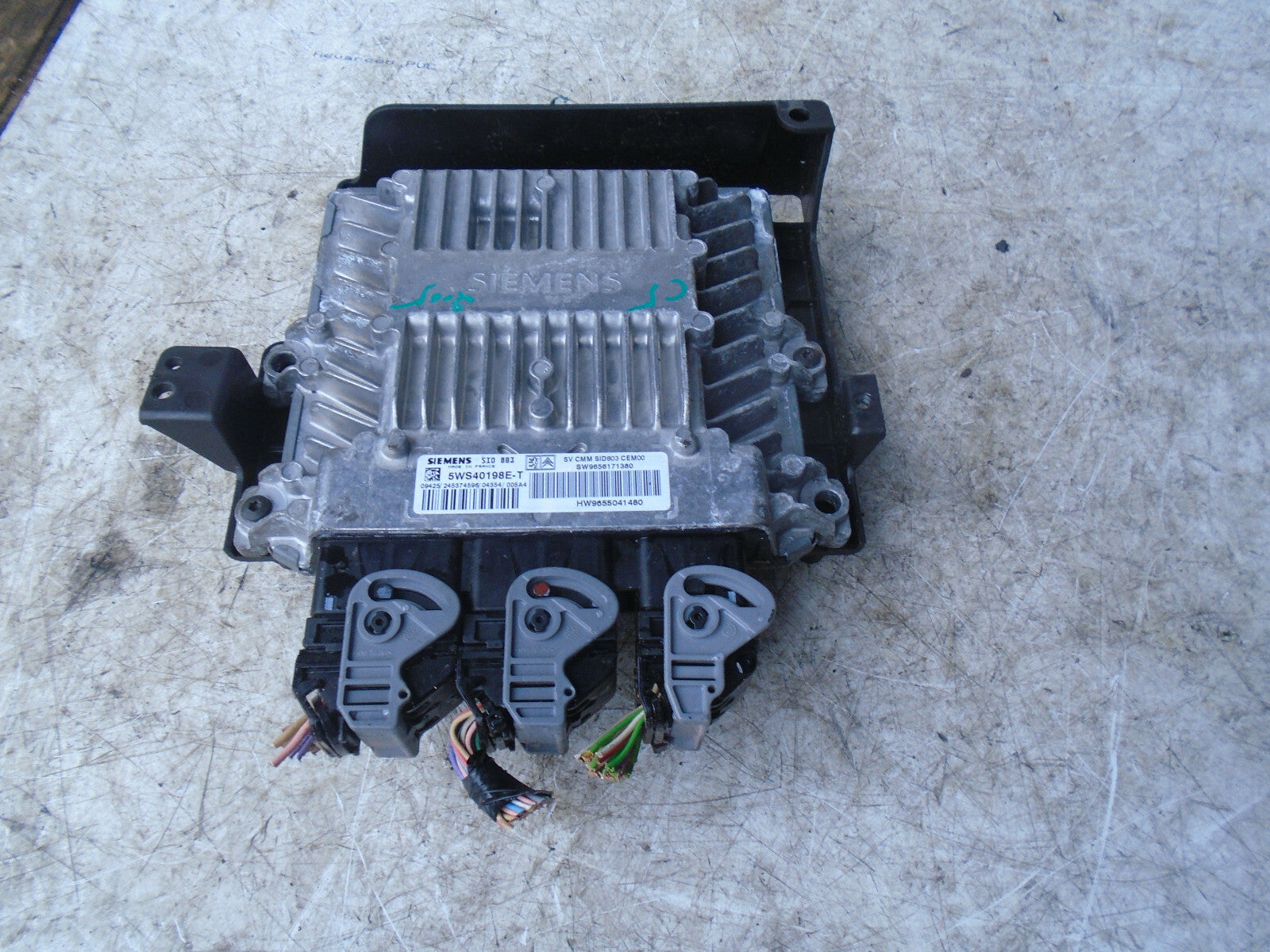 CITROEN C5 2005 2.0 DIESEL ECU ENGINE CONTROL MODULE UNIT 9655041480