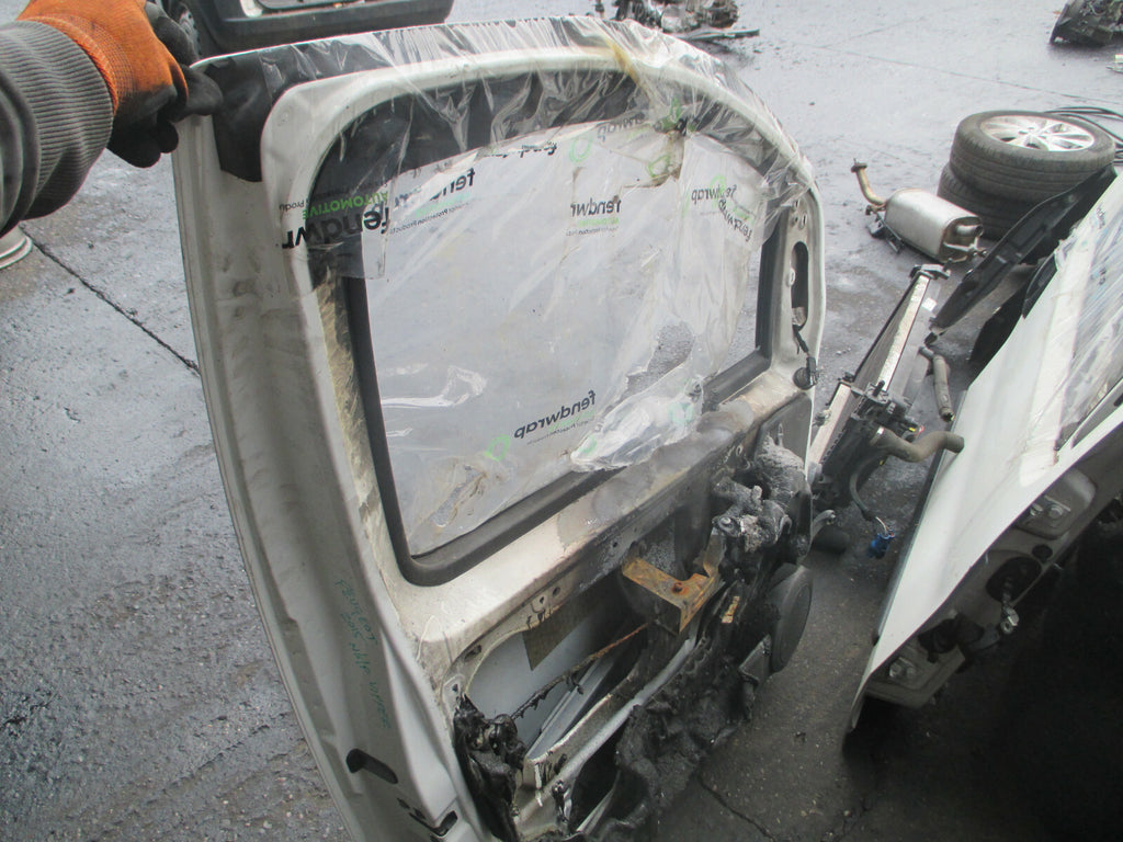 2015 PEUGEOT BIPPER NSF PASSENGER SIDE FRONT DOOR BARE WHITE