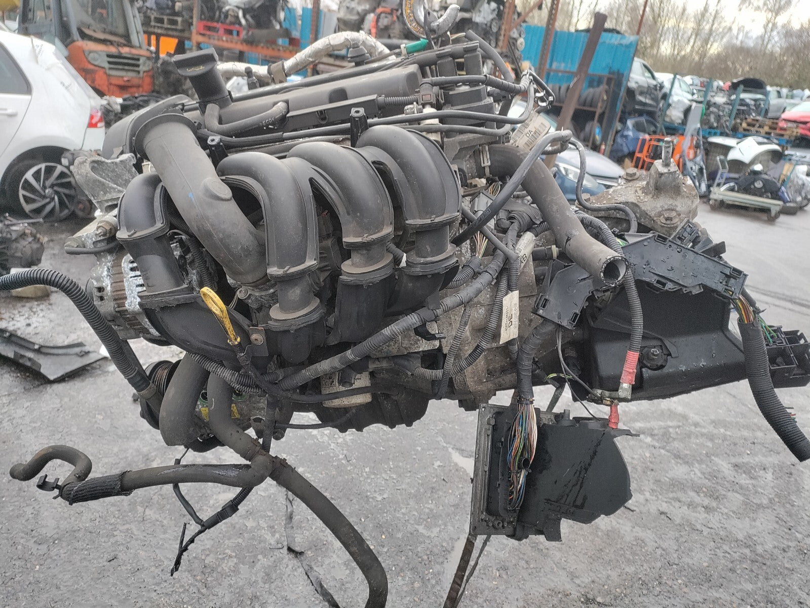 2005 FORD FIESTA MK6 1.4 PETROL ENGINE COMPLETE 75K MILEAGE FXJA