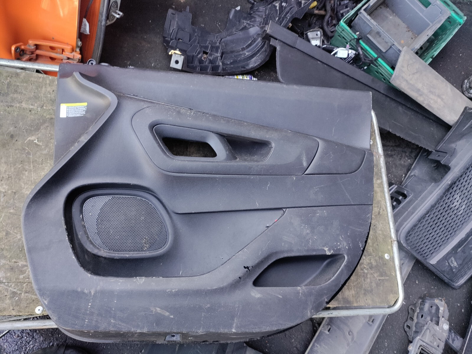 2021 CITROEN BERLINGO MK3 K9 OS DRIVER SIDE DOOR CARD WITH SWITCH