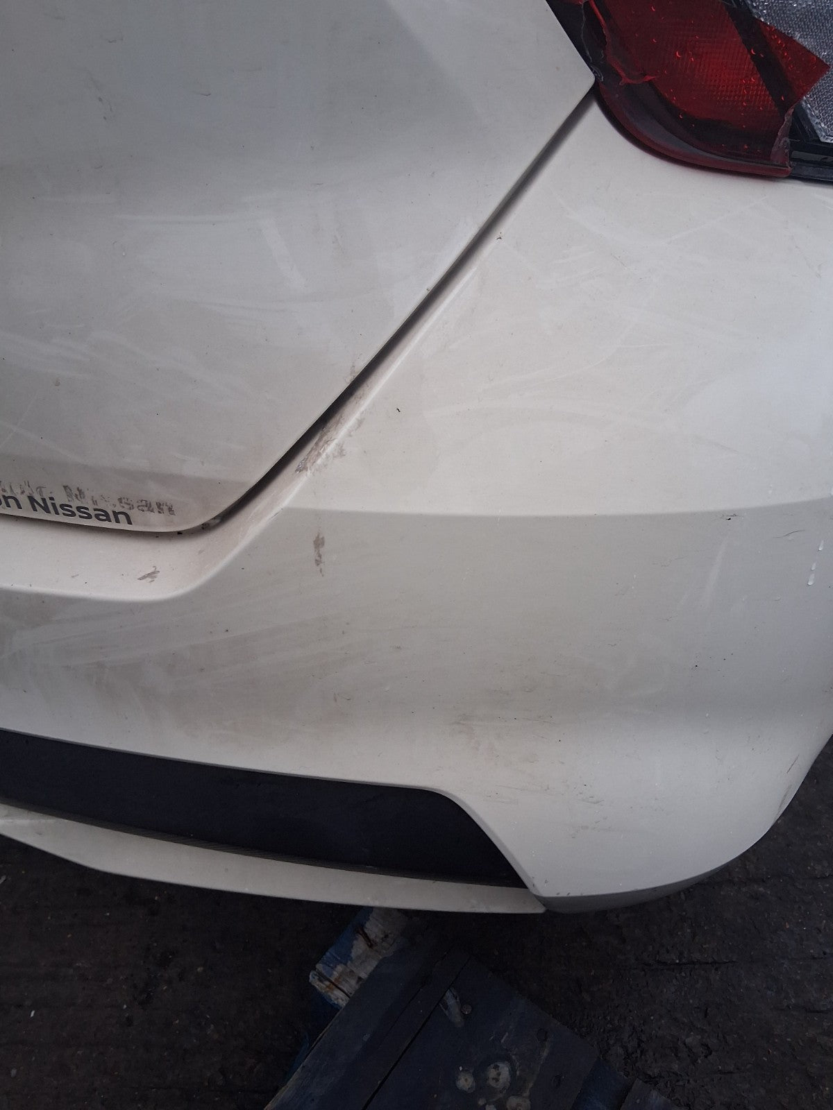 2018 NISSAN MICRA K14 COMPLETE REAR BUMPER IVORY D16