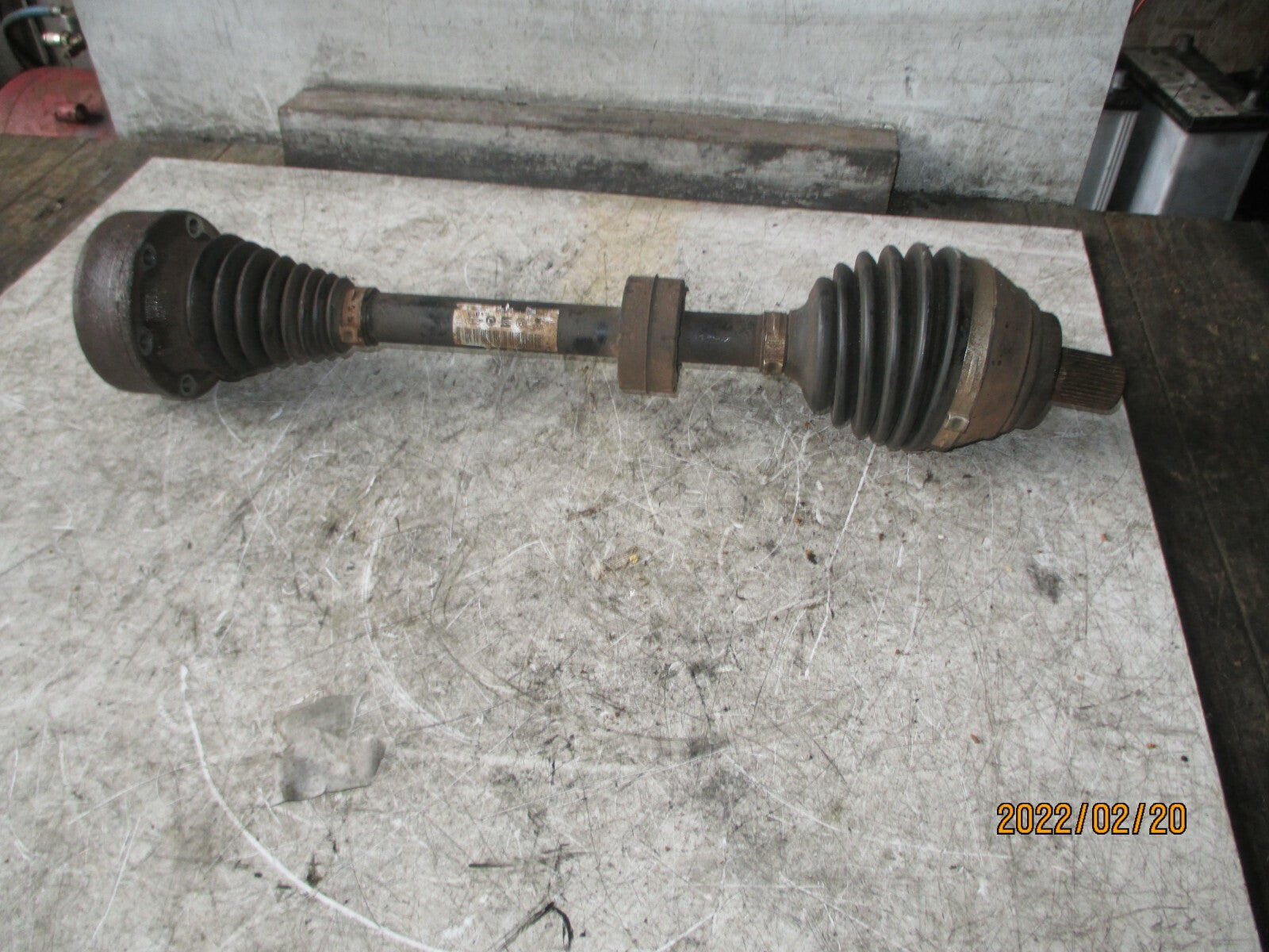 VW VOLKSWAGEN GOLF 2018 MK7.5 1.6 DIESEL PASSENGER FRONT DRIVESHAFT 5Q0407271BP