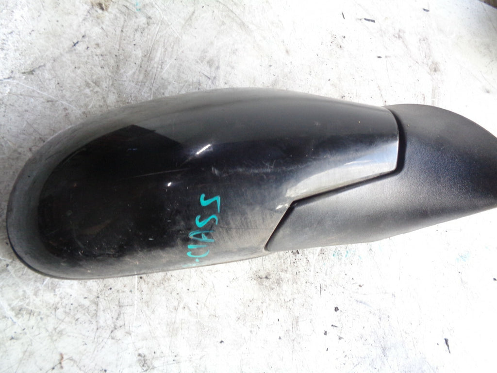 MERCEDES BENZ A CLASS 98-04  OS DRIVER SIDE  ELECTRIC WING MIRROR BLACK