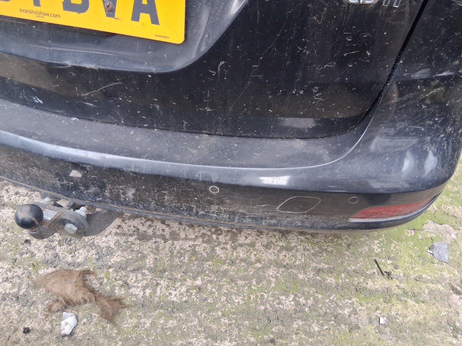 2014 VAUXHALL ZAFIRA TOURER C MK3 COMPLETE REAR BUMPER CARBON FLASH METALLIC 22C
