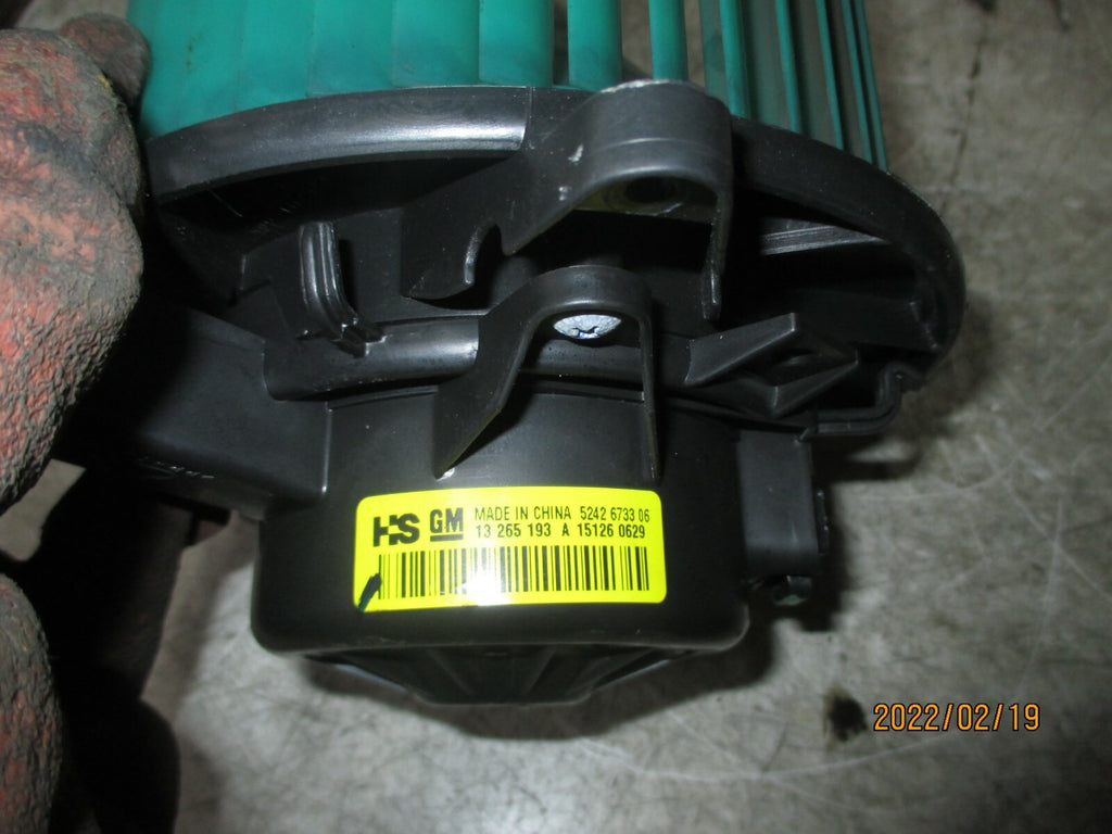 VAUXHALL INSIGNIA 2014 HEATER BLOWER MOTOR FAN MOTOR 13265193