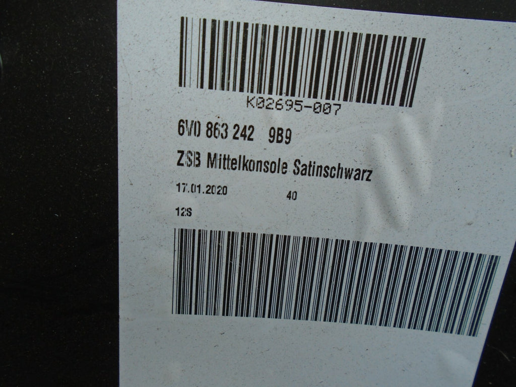 SKODA FABIA 2020 CENTRE CONSOLE 6V08632429B9