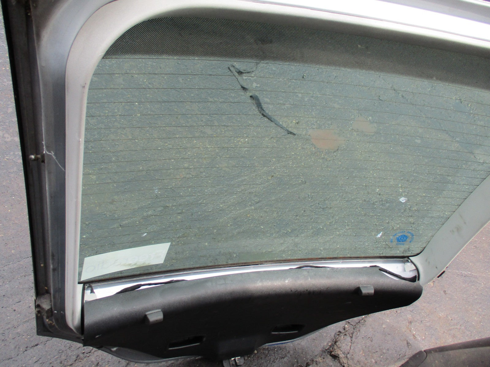 VOLKSWAGEN BEETLE 2002 REAR BOOTLID HATCHBACK REFLEX SILVER LA7W